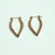 Leaf Hoop Earrings
