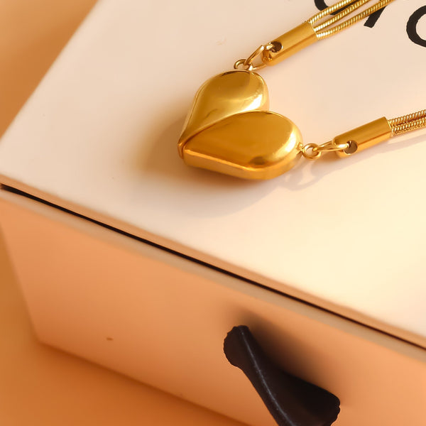 Two-Way Convertible Heart Necklace