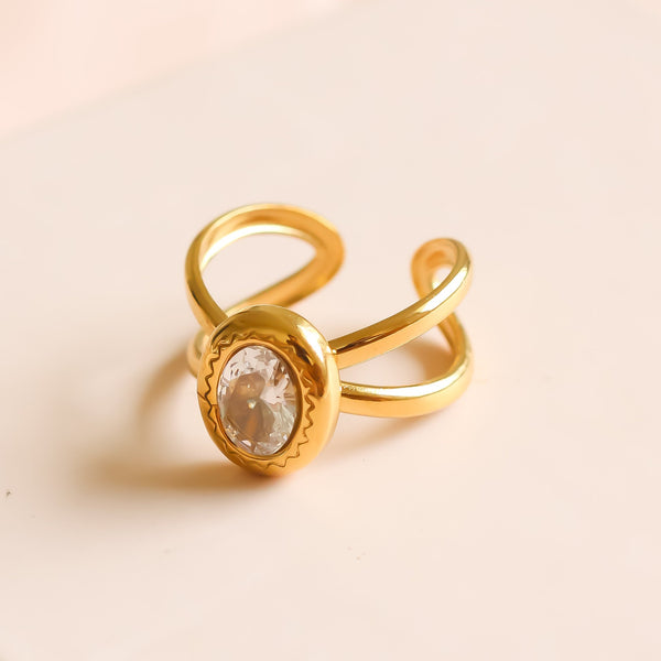 Gold Sia Ring | Adjustable