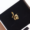 Gold Snake Ring | Adjustable Ring