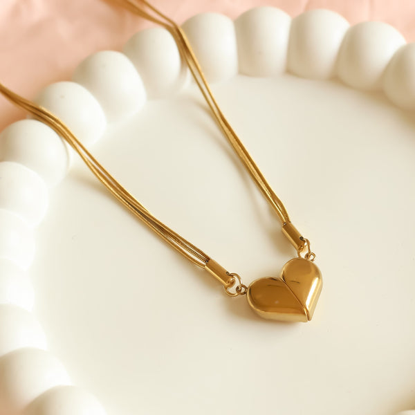 Two-Way Convertible Heart Necklace