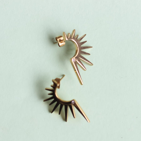 Sun Spike Earrings