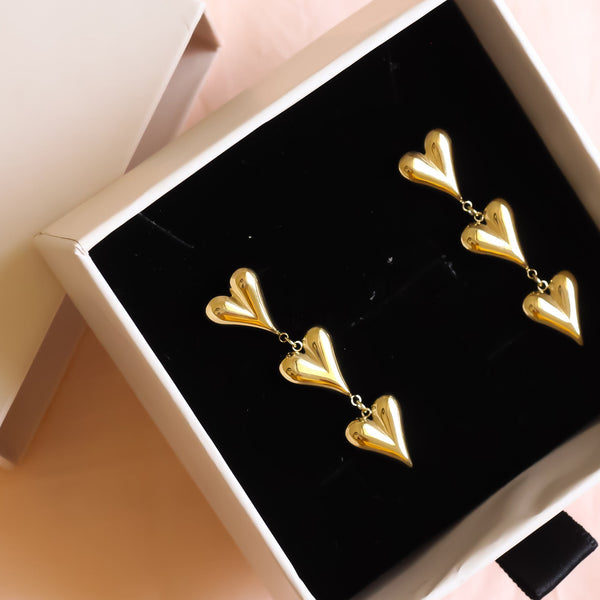 Gold Kloe Earrings 18k gold plated