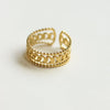 Link Circle Ring | Adjustable Ring
