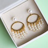 Pearled Drop Earrings