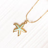 Blue Starfish Necklace