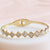 White Clover Bracelet | Open Cuff Bracelet