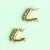 Elsa Pearl Hoop Earrings