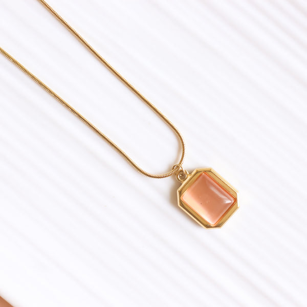 Peach Necklace