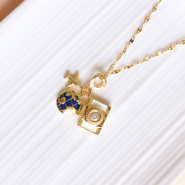 Travel Inspired Necklace