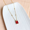 Red Stone Necklace