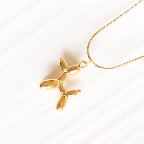 Balloon Dog Pendant Necklace