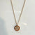 Marble Flower Pendant Chain