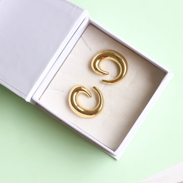 Small Monet Hoops