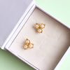 Pearl Floral Studs