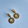 Round Shape Drop Earrings