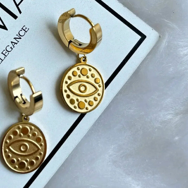 Belleza Coin Drop Earrings
